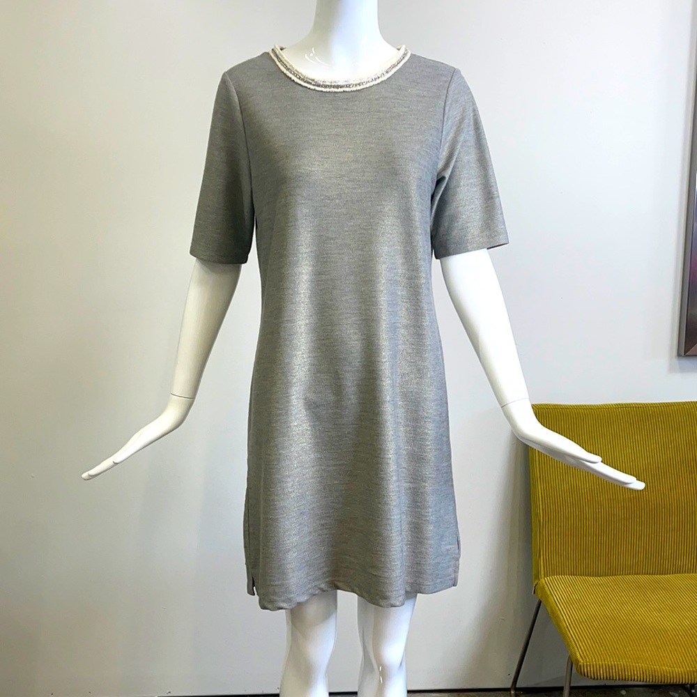 Lila Rose Grey-ish - Gold dress